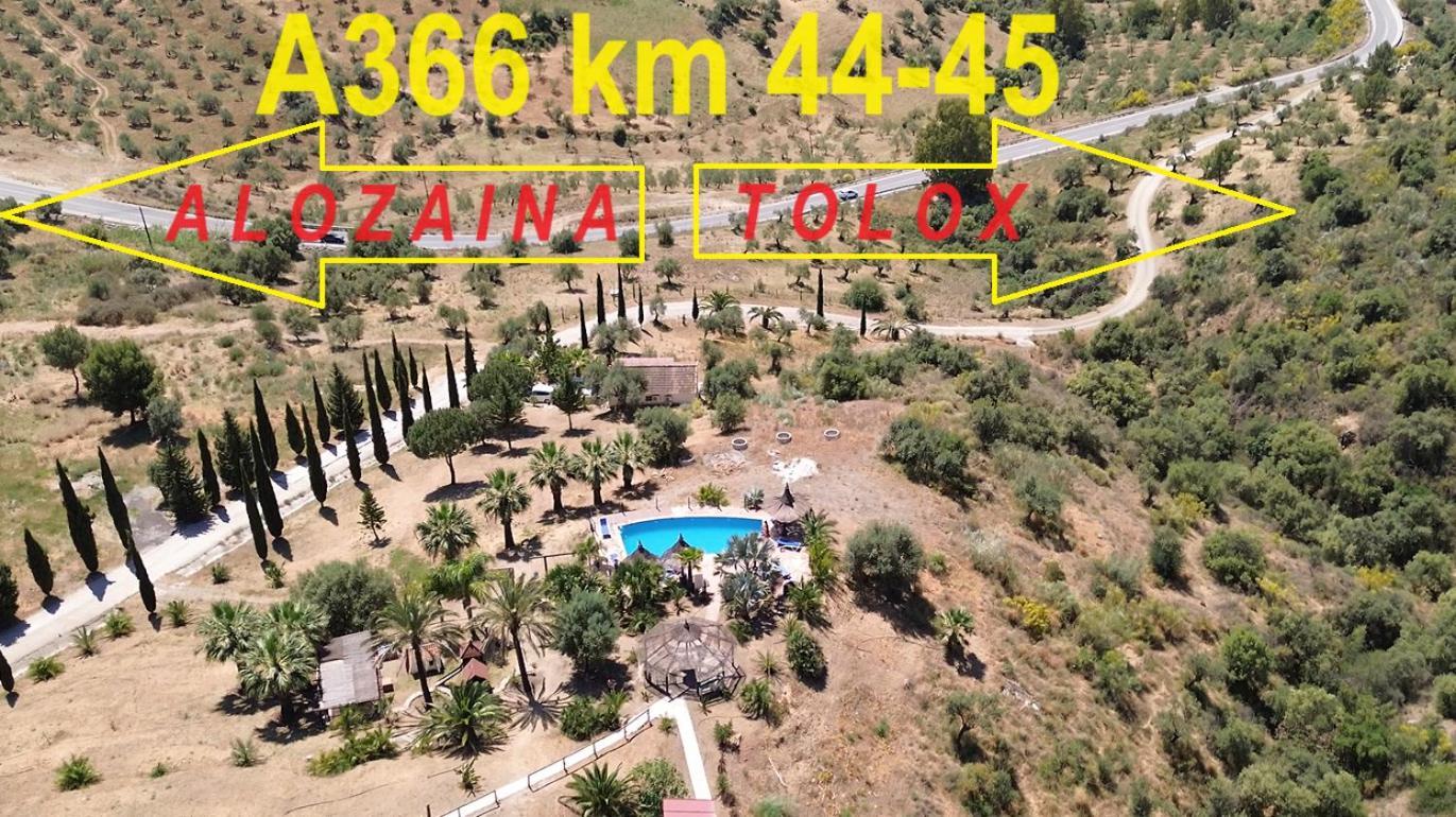 Rural Cottage, With Pool & Optional Private 6 Guests Jacuzzi Tolox Buitenkant foto